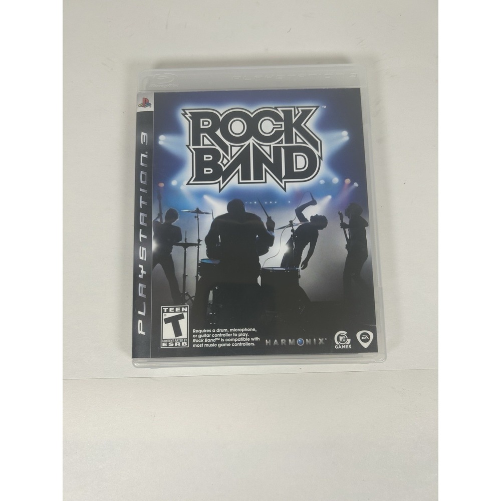Rock Band (Sony‎ PlayStation 3, 2007) In Case With Manual